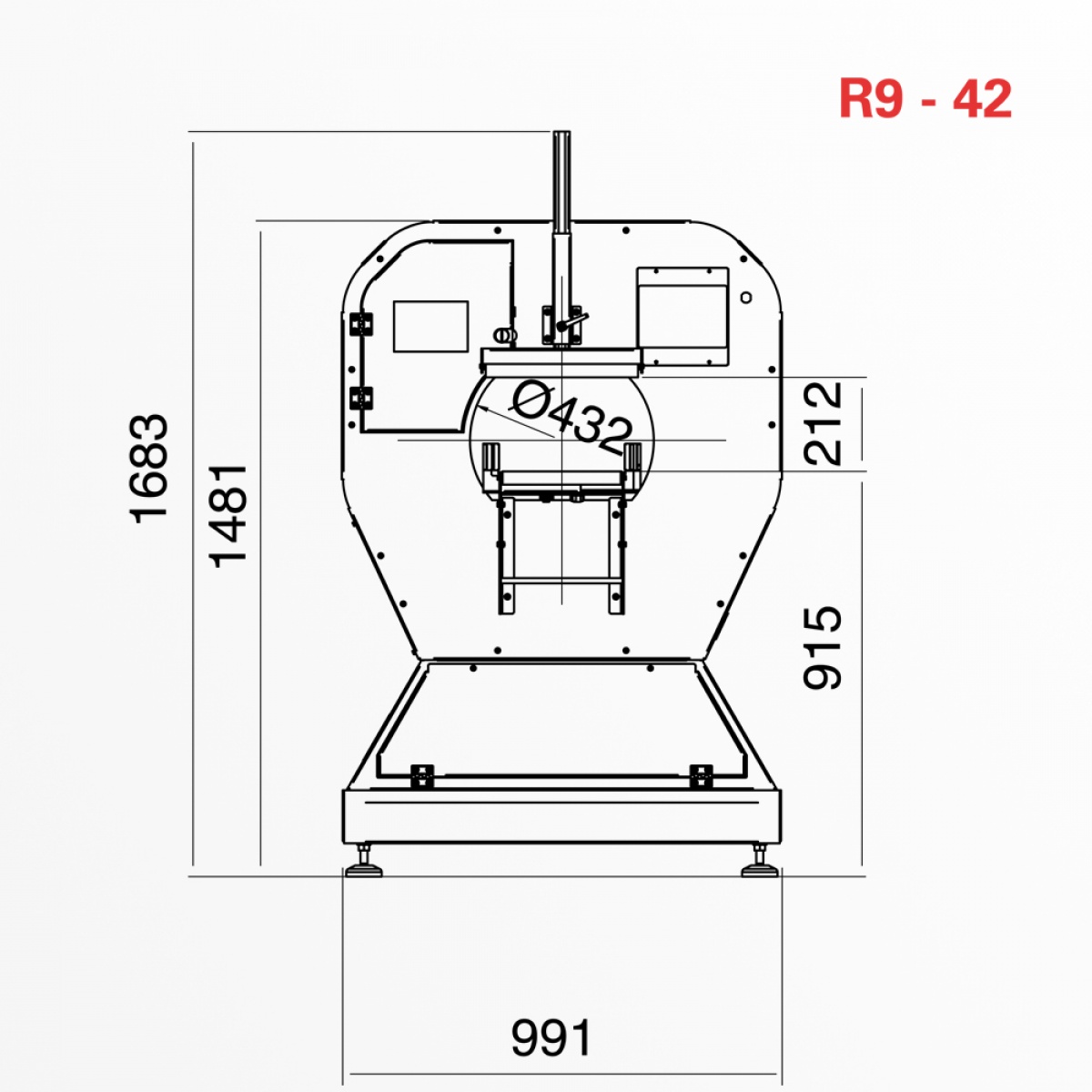 R9-42 (technický výkres)