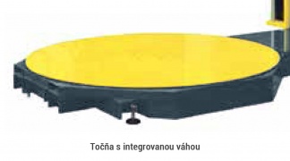 Turntable with integrated weight