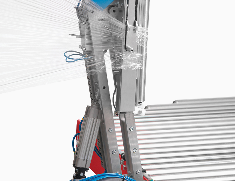 PKG EDDY - System for automatic clamping, cutting and welding of the stretch film