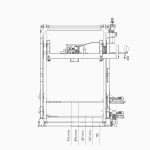 VERTICAL STRAPPER L/LV - Technical drawing - Front view 2