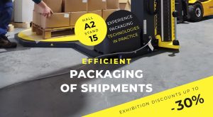 Try packaging technologies for efficient preparation of shipments in one place - International Fair Transport and Logistics 2021, 8.-12.11.2021, Hall A2 / Stand 15