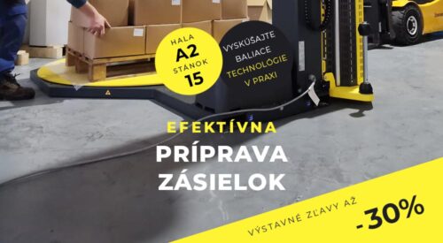 Vyskúšajte baliace technológie pre efektívnu prípravu zásielok na jednom mieste - Medzinárodný veľtrh Transport a Logistika 2021, 8.-12.11.2021, Hala A2 / Stánok 15