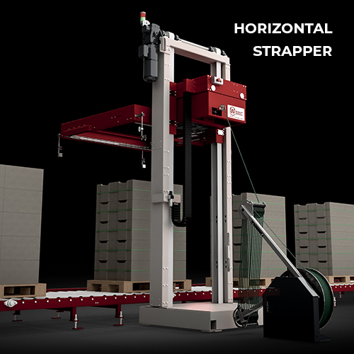 W rent automatic strapping machines at WARSAWPACK 2023 - VERTICAL STRAPPER