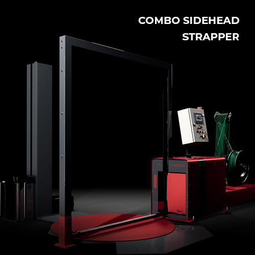 Automatic strapping machines W rent at WARSAWPACK 2023 - COMBO SIDEHEAD STRAPPER