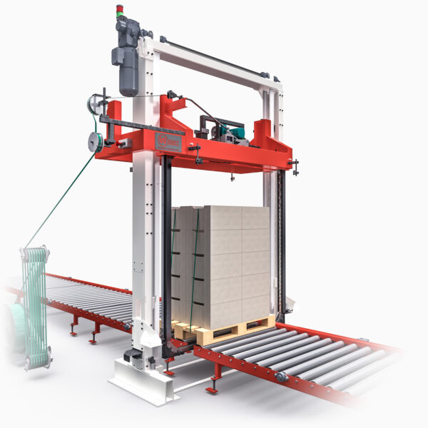 VERTICAL STRAPPER U - Automatic strapping machine with a closed strapping frame
