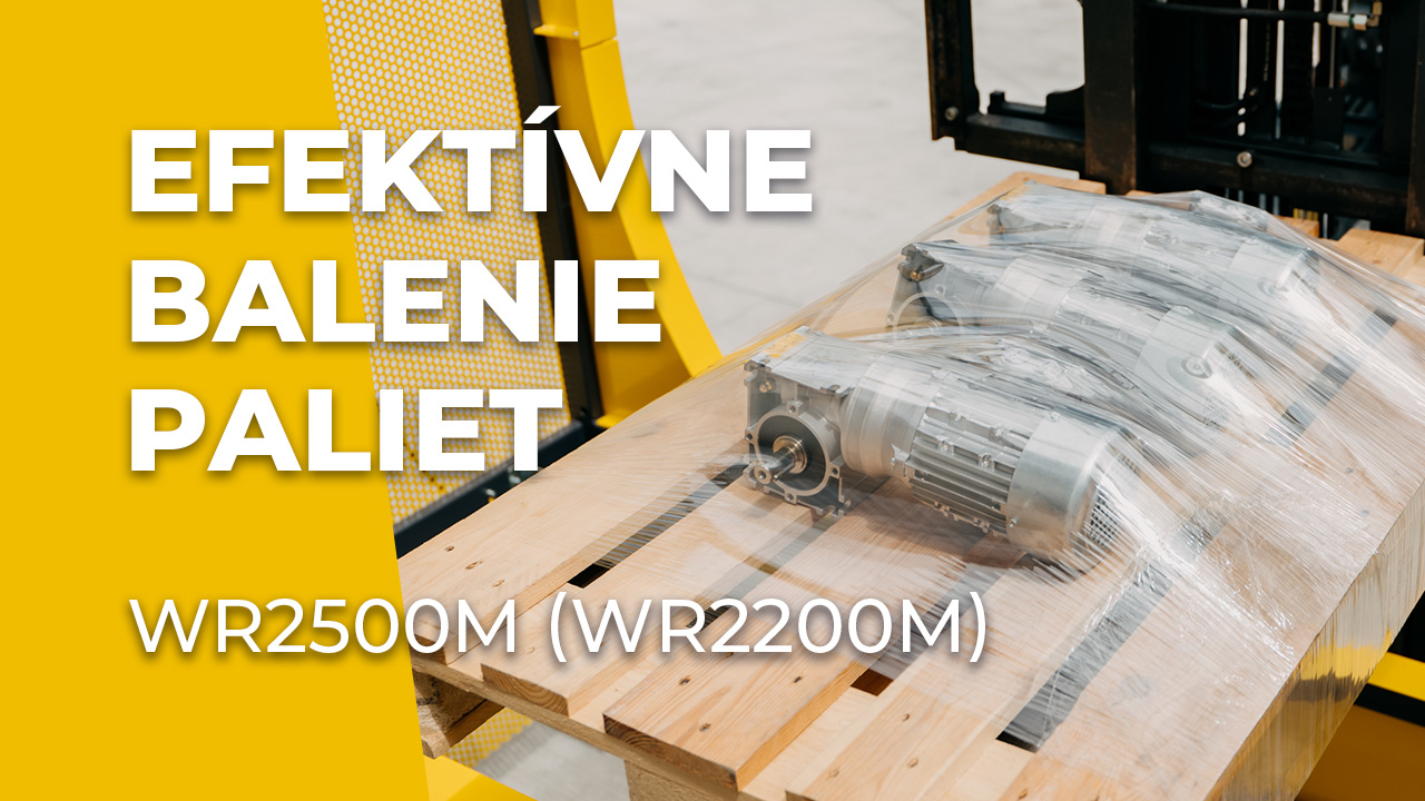 Ovinovací baliaci stroj WR2500M (WR2200M) pre efektívne balenie paliet