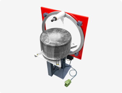 Motorized Tire and Round Object Wrapping