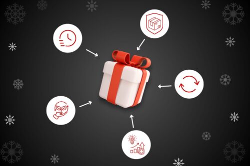 Vianočný balík s ikonami - trendy v baleni