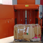 Open machine with carton