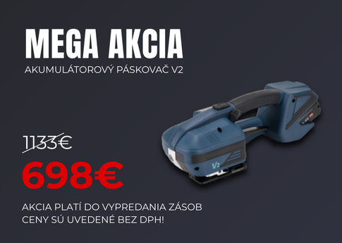 Mega acia akumulátorový paskovač V2