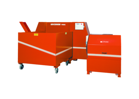 Briketovací lis BRICKMAN 900K na automatické spracovanie kartónu
