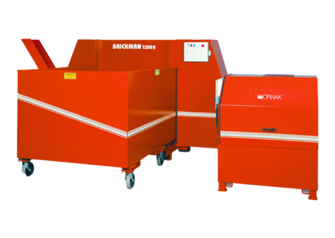 Briketovací lis BRICKMAN 1200K na automatické spracovanie kartónu