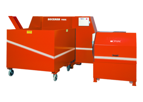 Briketovací lis BRICKMAN 900K na automatické spracovanie kartónu