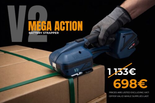 Mega action battery strapper